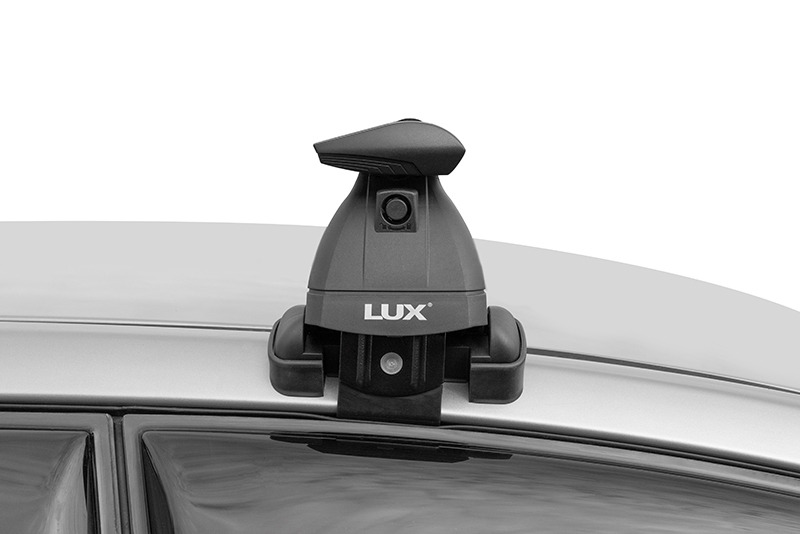 Багажник на обычную крышу Lux БК3 крыловидные серебристые дуги фото 6