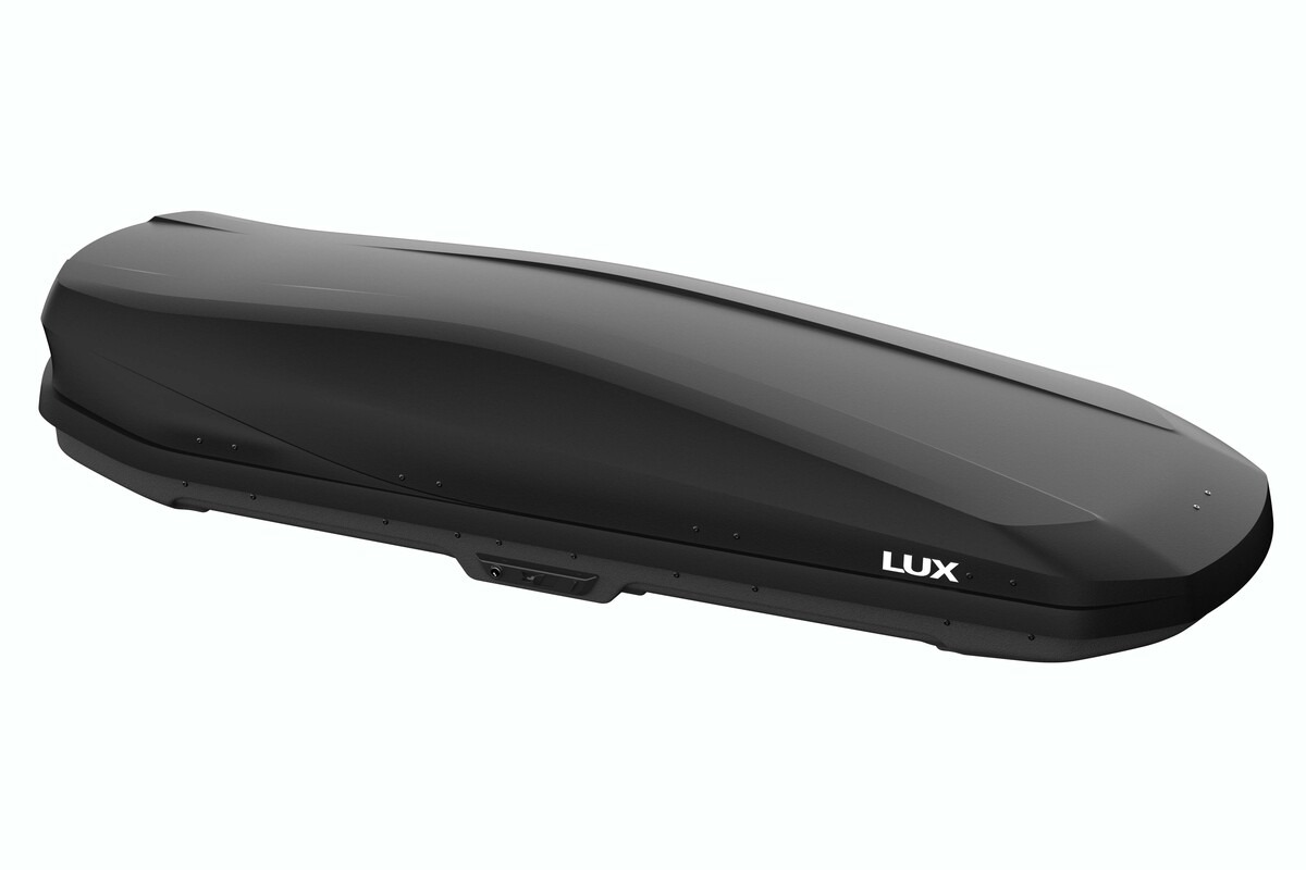 Бокс на крышу чёрный матовый Lux Irbis 206 фото 2