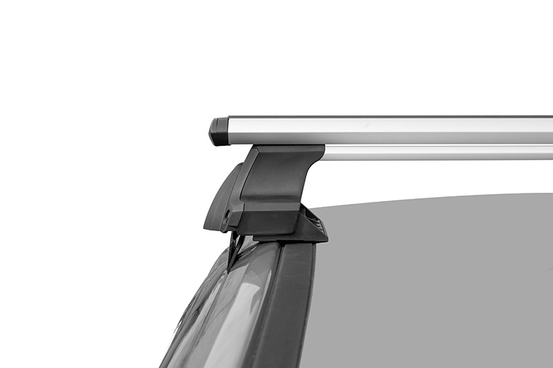 Багажник на обычную крышу Lux D-LUX 1 крыловидные серебристые дуги фото 5