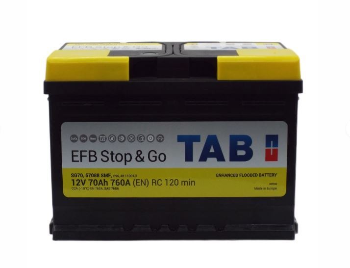 Аккумулятор TAB EFB Stop&Go SG70 фото 2