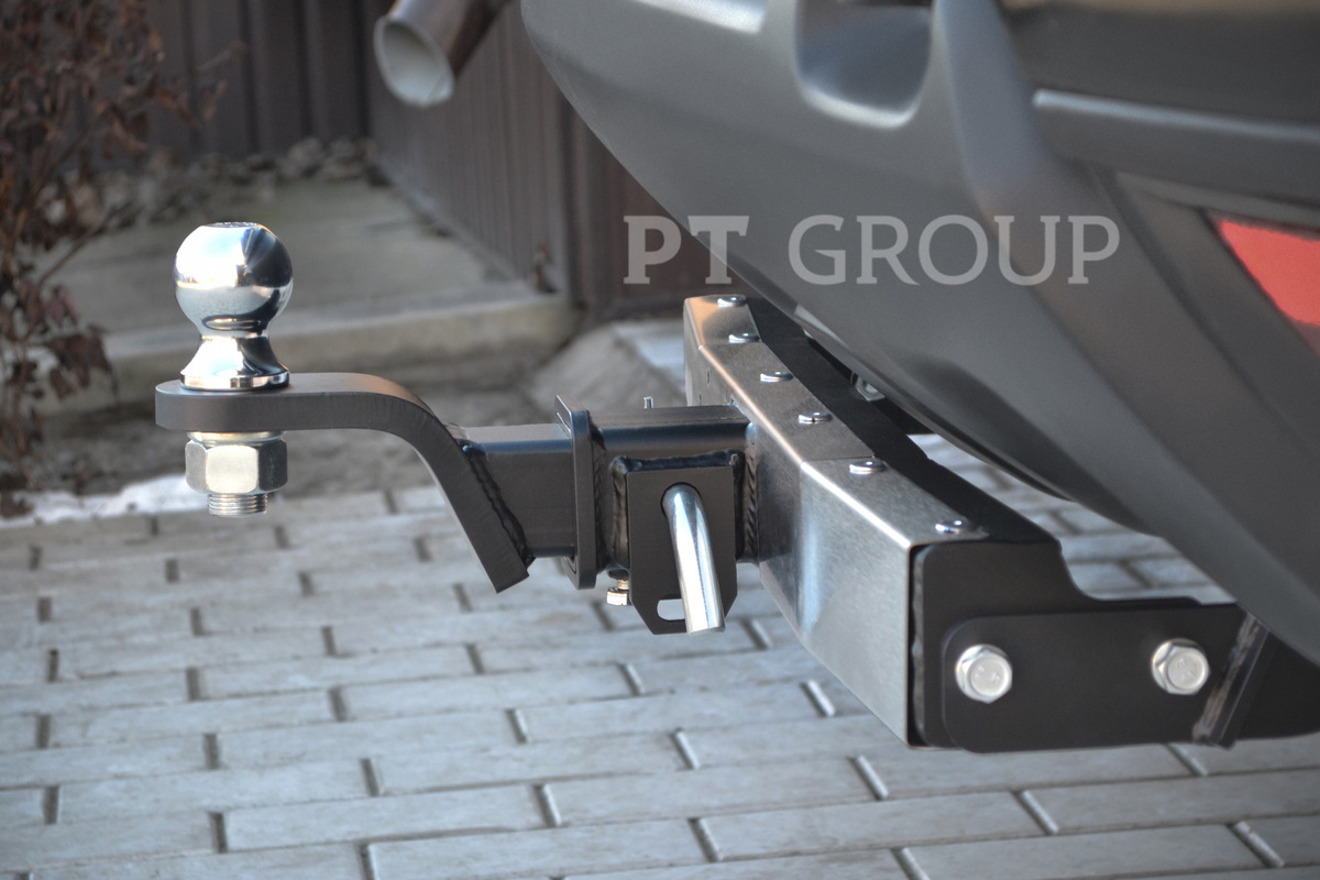 Фаркоп с металлической накладкой PT Group для Renault Duster (HS рестайлинг) фото 8