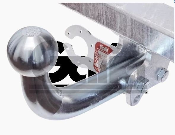 Фаркоп полностью оцинкованный Galia на Mercedes Sprinter (NCV3 и VS30) и Volkswagen Crafter (1 поколение) со ступенькой