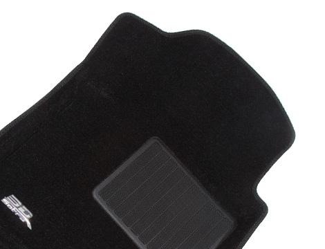 Коврики салона текстильные Infiniti FX35  LINER 3D Lux с бортиком черные