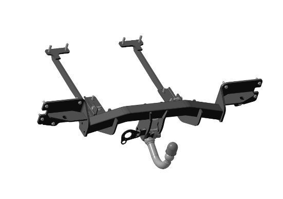 Вертикальносъемный фаркоп Oris наLand Rover Rang Rover IV (L405) с ключом фото 2