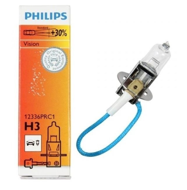 Автолампа Philips H3 (55) Premium + 30% 12336PR