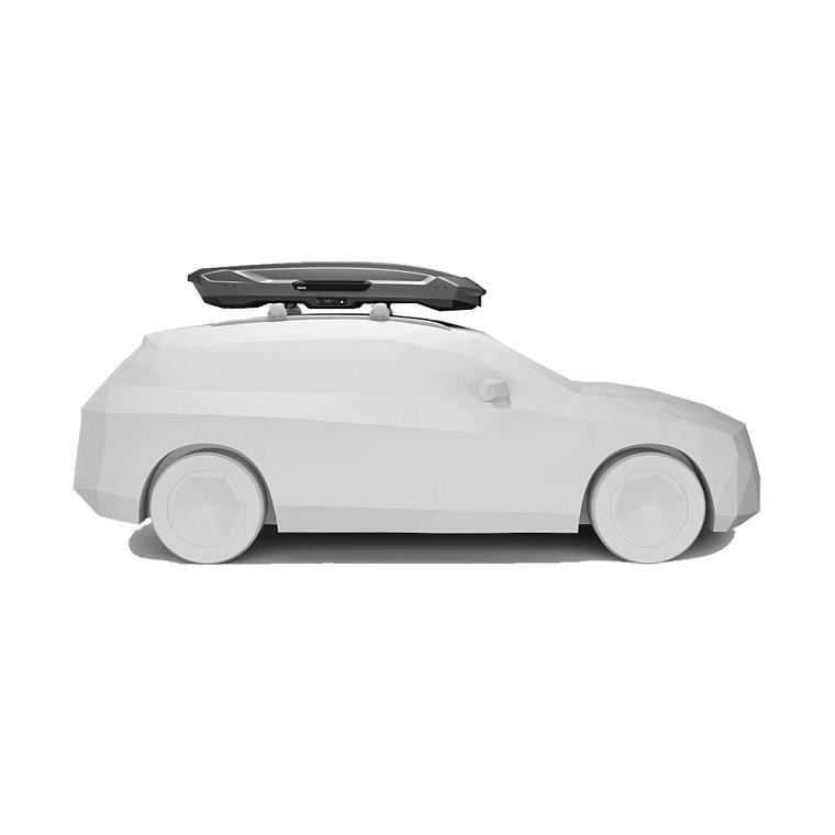 Бокс на крышу Thule Motion 3 XL Low титановый глянцевый фото 3