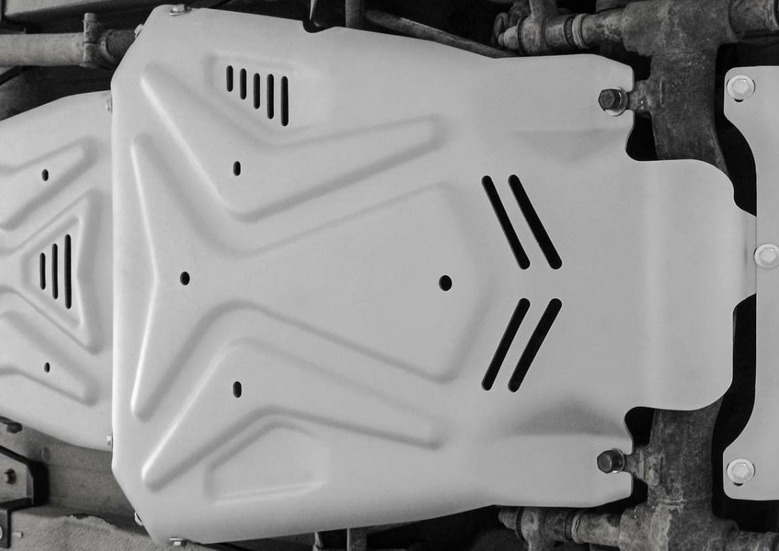 Защита алюминиевая Rival для КПП на Lada Niva 4x4 (2121/ 2131)/ Niva Legend фото 2