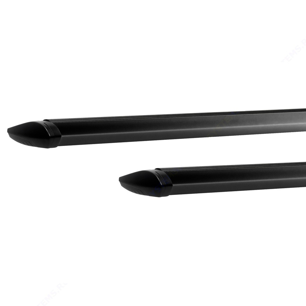 Комплект черных крыловидных дуг Lux аэро-тревэл 1300мм