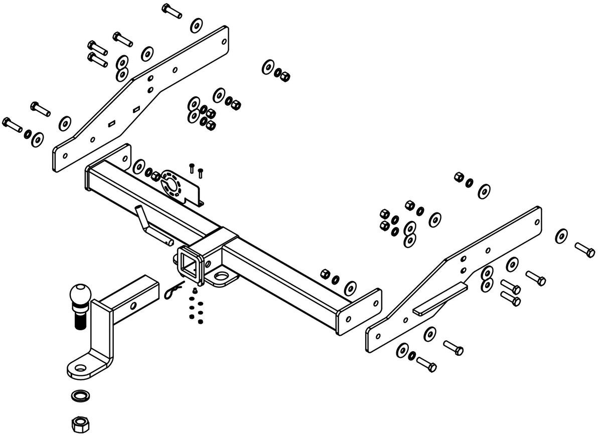 Фаркоп Бизон для УАЗ Profi (23602)