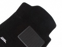 Коврики салона текстильные Mini Cooper Countryman (F60) LINER 3D Lux с бортиком черные