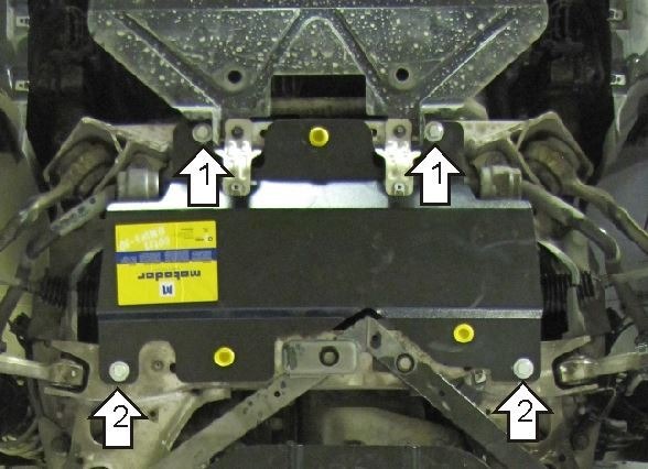 Защита стальная Мотодор для гидроусилителя руля на BMW 1-serie/3-serie фото 3