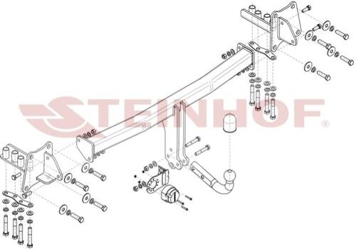 Фаркоп Steinhof для Jaguar E-Pace