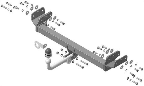 Фаркоп Motodor с оцинкованным шаром на Omoda C5 (1 поколение)