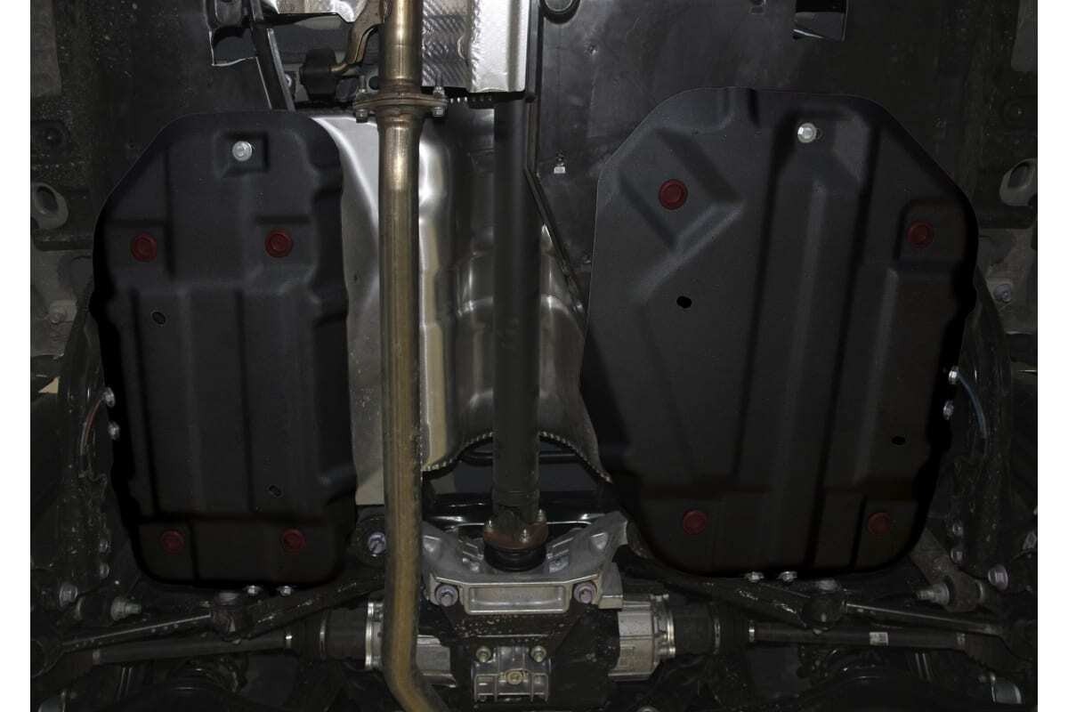 Защита стальная АвтоБроня для топливного бака на Lexus NX (AZ20) и Toyota Rav4 (XA50) фото 3