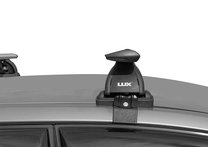 Багажник на обычную крышу Lux БК1 крыловидные черные дуги фото 3