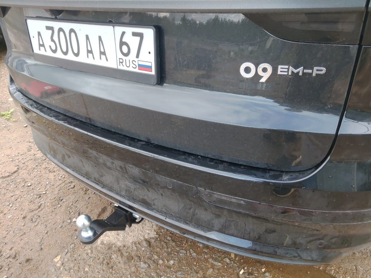 Фаркоп Бизон с антистуком для Lynk&Co 09 (1 поколение) фото 4