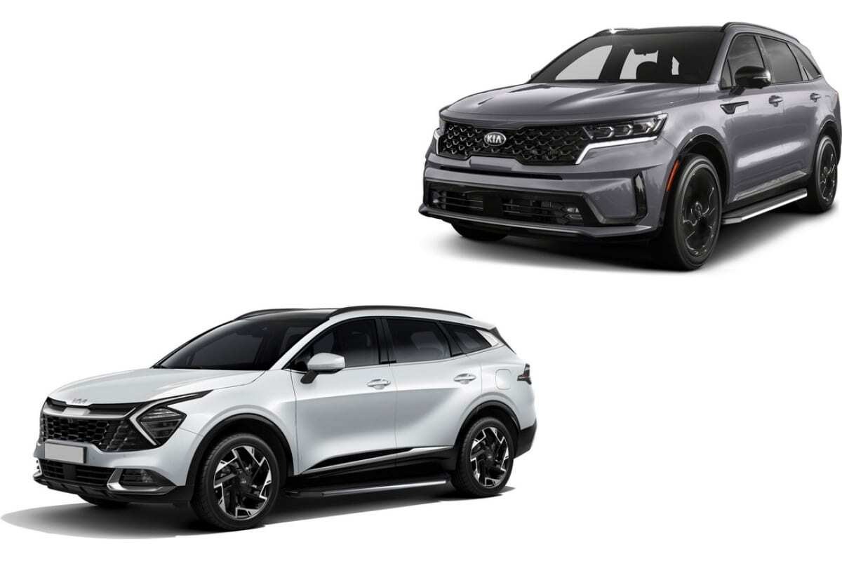 Порог-площадка Rival Premium A180ALP c комплект крепежа для Kia Sportage (NQ5)/ Sorento (MQ4) и Hyundai Tucson (NX4)/ Santa Fe (TM рестайлинг) фото 3