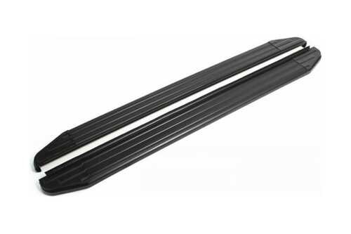 Порог-площадка Rival Premium-Black A180ALB c комплектом крепежа для Skoda Karoq (NU7) и Volkswagen Taos (1 поколение)