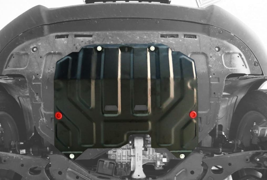 Защита стальная АвтоБроня для картера и КПП на Hyundai ix35 (LM) и Kia Sportage (SL) фото 2
