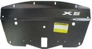 Защита алюминиевая Мотодор для радиатора на BMW X5 (e70)