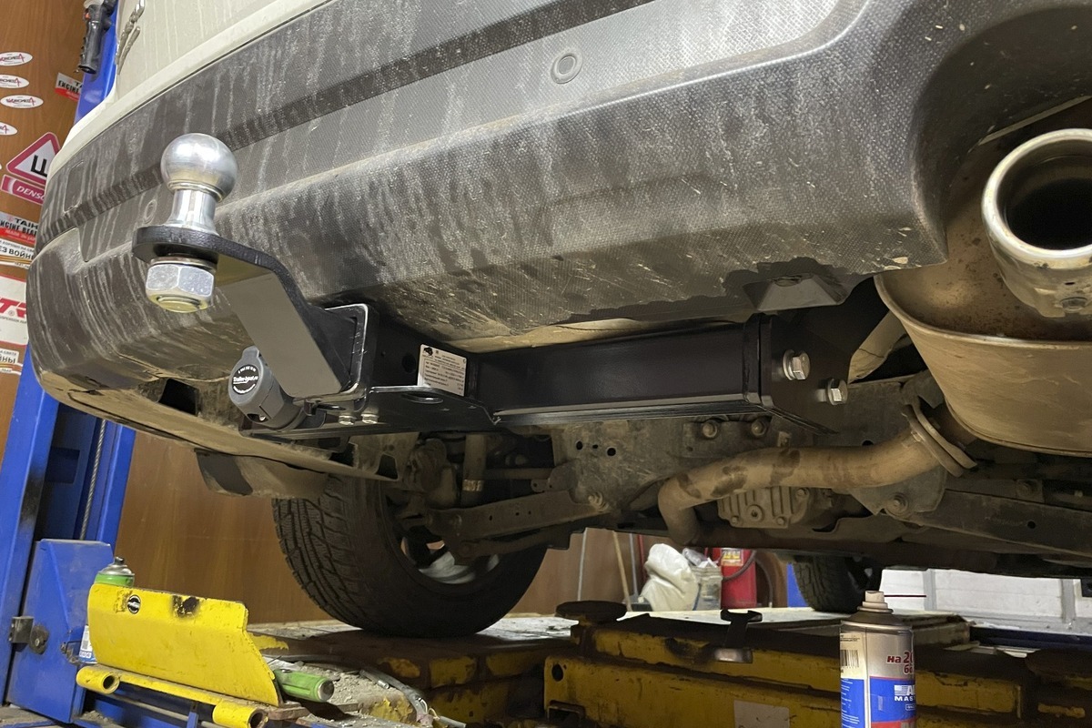 Фаркоп Бизон с антистуком на Subaru Forester (SJ/S13) и (SK/S14)​ фото 9