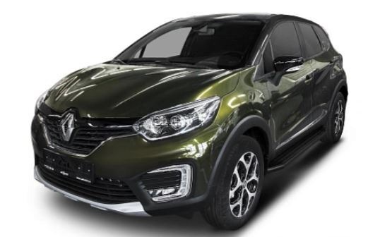 Порог-площадка Rival Premium-Black A173ALB c комплект крепежа для Renault Kaptur фото 2