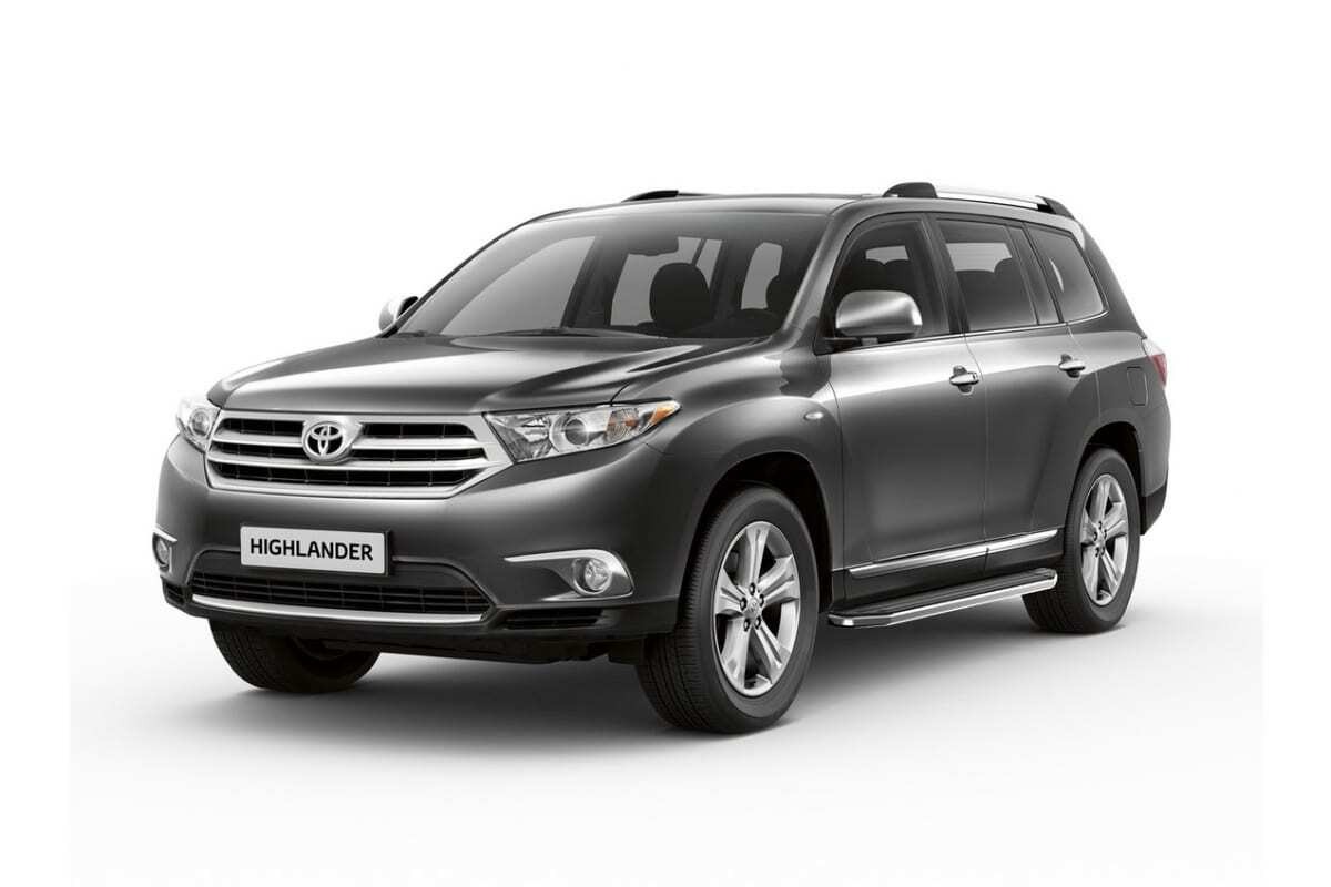 Порог-площадка Rival Premium A180ALP c комплект крепежа для Toyota Highlander (U40) фото 2