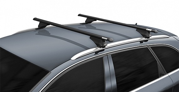 Багажник на интегрированные рейлинги Menabo Tiger XL Black фото 3