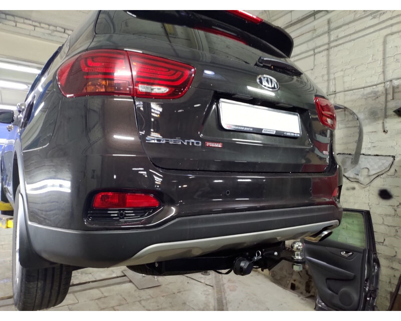 Фаркоп Бизон с антистуком для Kia Sorento Prime (UM) и Hyundai Santa Fe (TM)​ фото 6