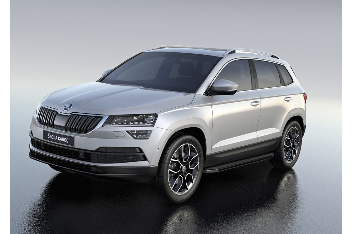 Порог-площадка Rival Premium A180ALP c комплект крепежа для Skoda Karoq (NU7) и Volkswagen Taos фото 3