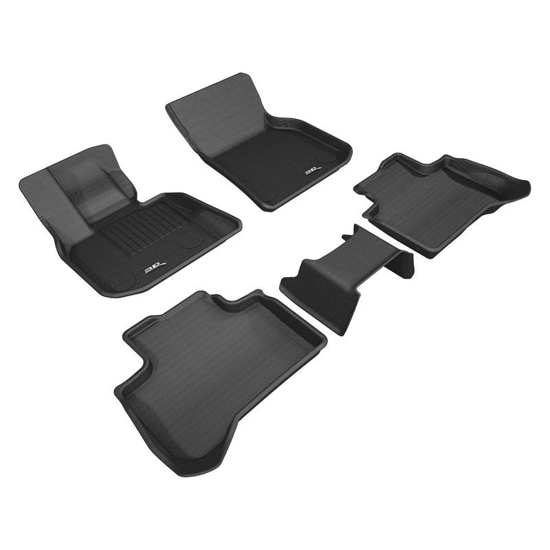Коврики салона текстильные BMW X3 LINER 3D Lux с бортиком черные фото 2