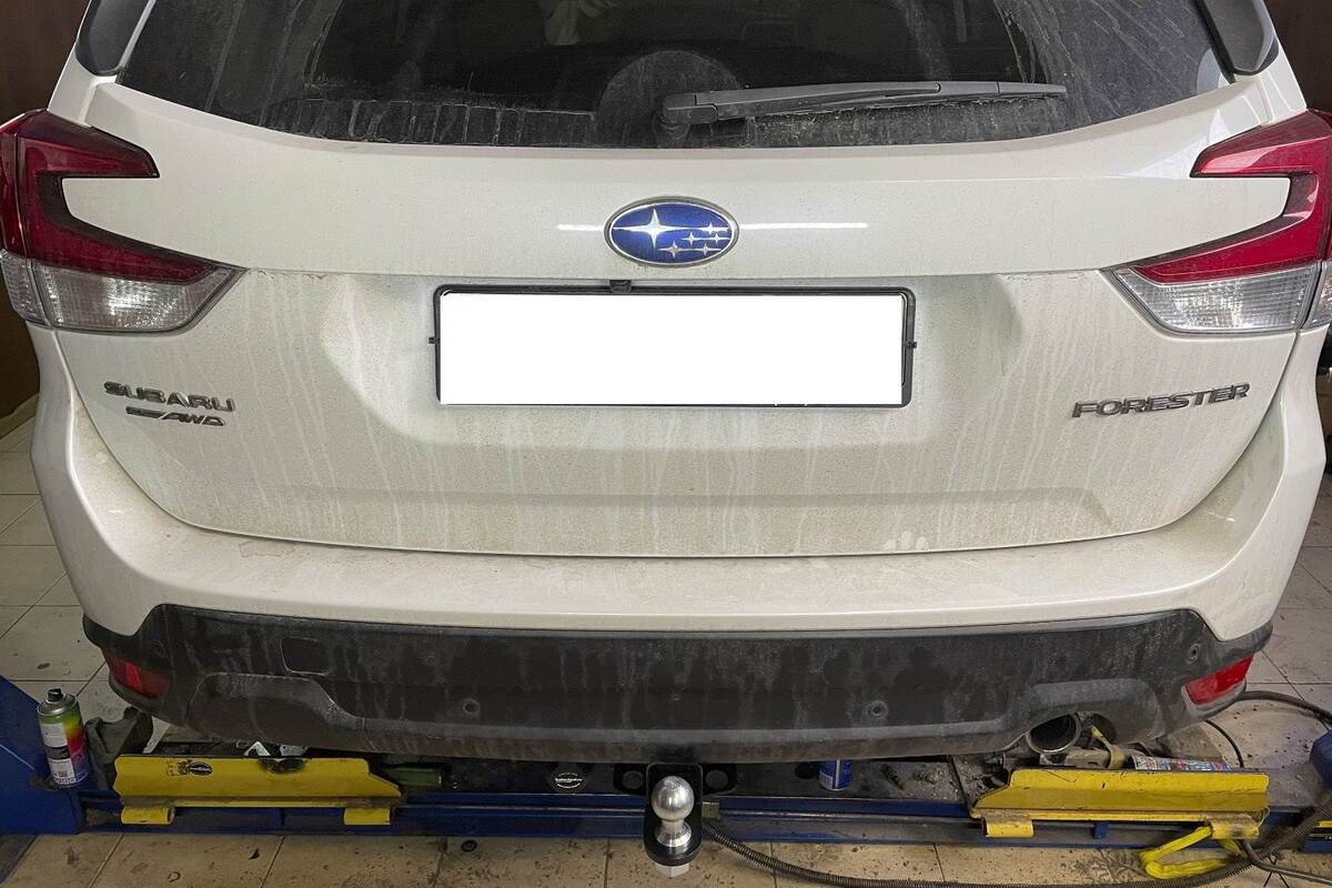 Фаркоп Бизон с антистуком на Subaru Forester (SJ/S13) и (SK/S14)​ фото 7