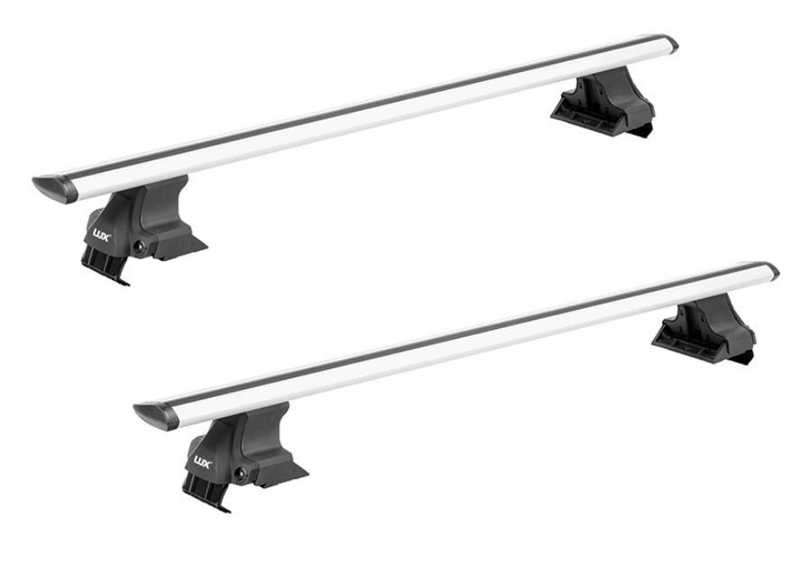 Багажник на обычную крышу Lux D-LUX 2 крыловидные серебристые дуги