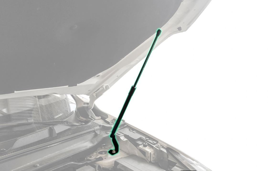Комплект упоров капота Pneumatic на Haval Jolion фото 2