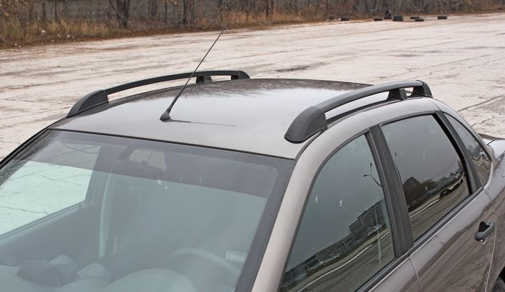 Рейлинги на крышу АПС серебристые для Lada Granta/Kalina new и Datsun on-DO​ Седан фото 4