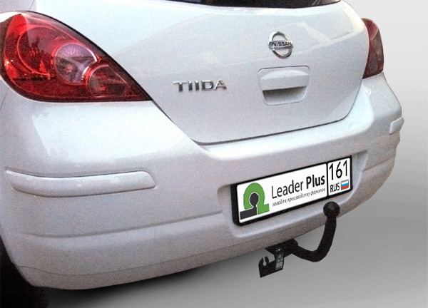 Фаркоп Лидер-Плюс для Nissan Tiida (C11) хетчбэк фото 2