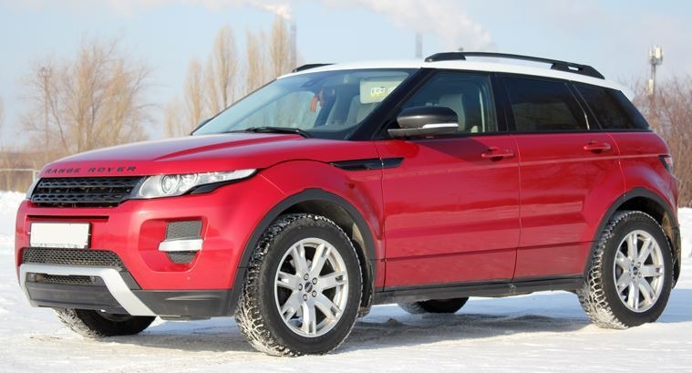 ​Рейлинги на крышу АПС серые для Land Rover Evoque (L538) фото 2