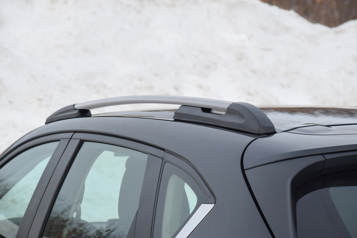 Рейлинги на крышу PT Group серебристый муар для Mazda CX-5​ (KF) фото 5
