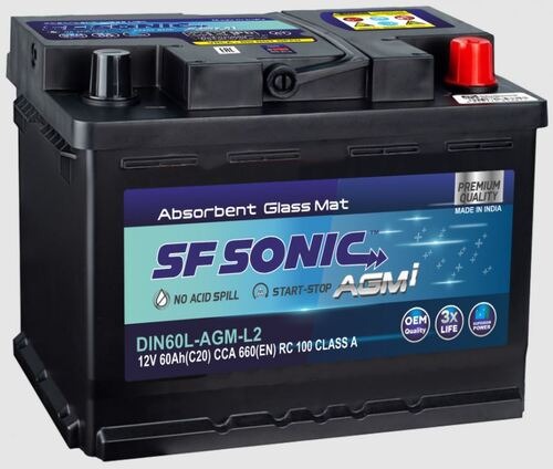 Аккумулятор SF Sonic AGM DIN60L