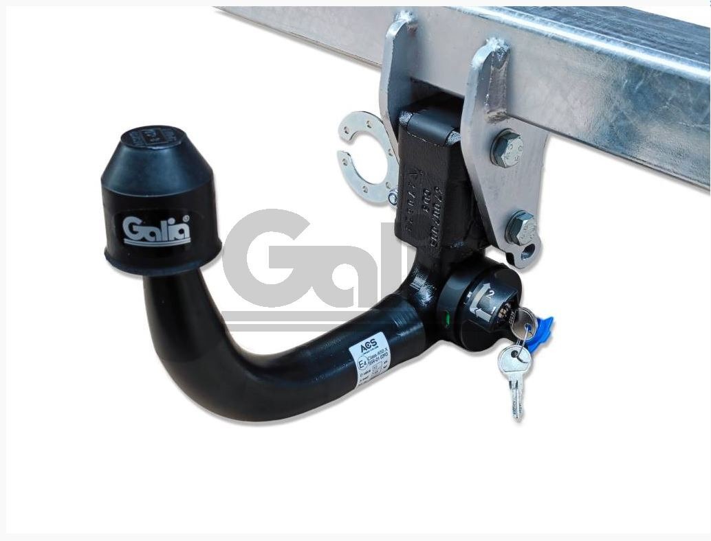 Быстросъемный фаркоп полностью оцинкованный Galia на Peugeot Partner 2/3 (L2) и Citroen Berlingo 2/3 (L2)