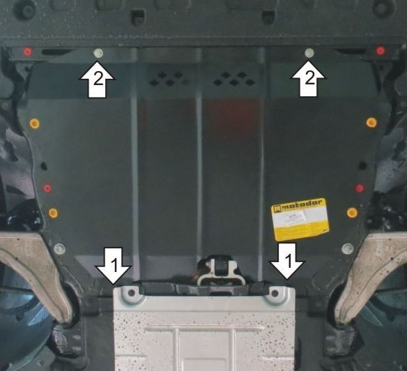 Защита стальная Мотодор для картера двигателя и КПП на Ford Mondeo фото 2