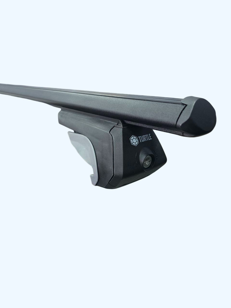 Багажник на обычные и интегрированные рейлинги Turtle Rise аэродинамические черные дуги 128 см