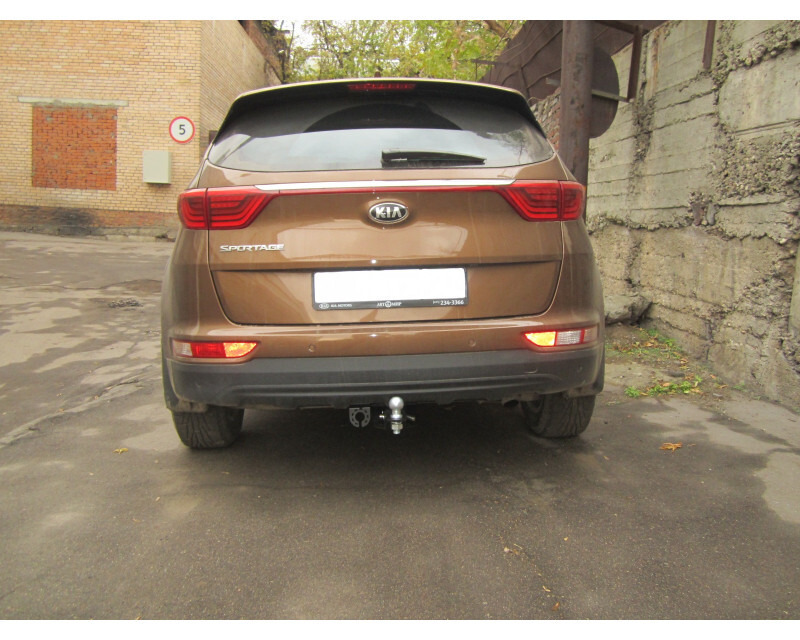 Фаркоп Бизон с антистуком для Kia Sportage (QL) фото 5