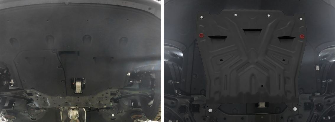 Защита стальная АвтоБроня для картера и КПП на Kia Optima (JF) фото 2