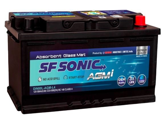 Аккумулятор SF Sonic AGM DIN80L