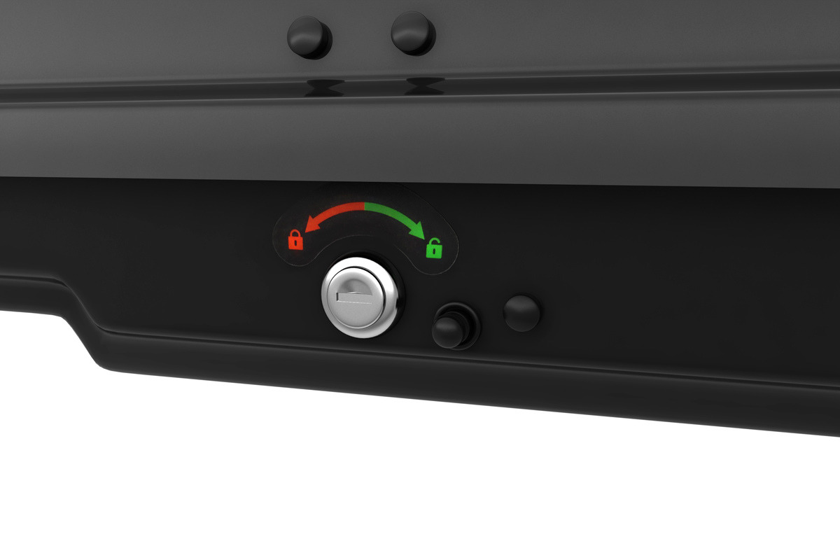 Бокс на крышу черный матовый Cybort Inception фото 8