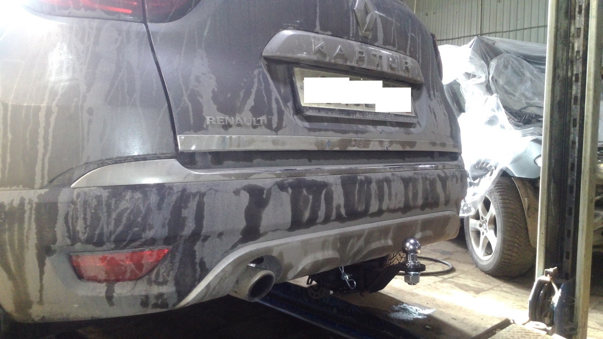 Фаркоп Бизон с антистуком на Renault Duster (HS)/ Kaptur и Nissan Terrano (D10)​ фото 4