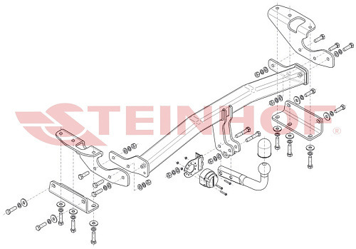 Фаркоп Steinhof на Nissan Ariya (1 поколение​)