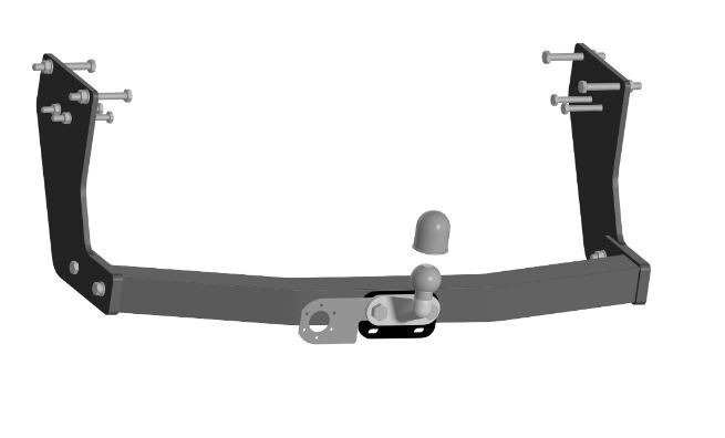 Фаркоп Oris для Sollers Atlant (короткая база) фото 2