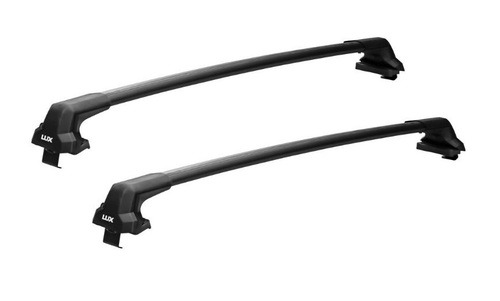 Багажник на обычную крышу Lux City крыловидные черные дуги